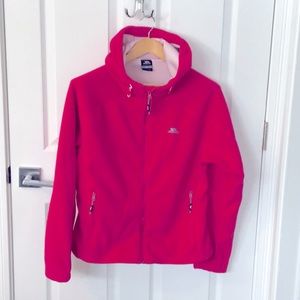 Hot pink hooded jacket